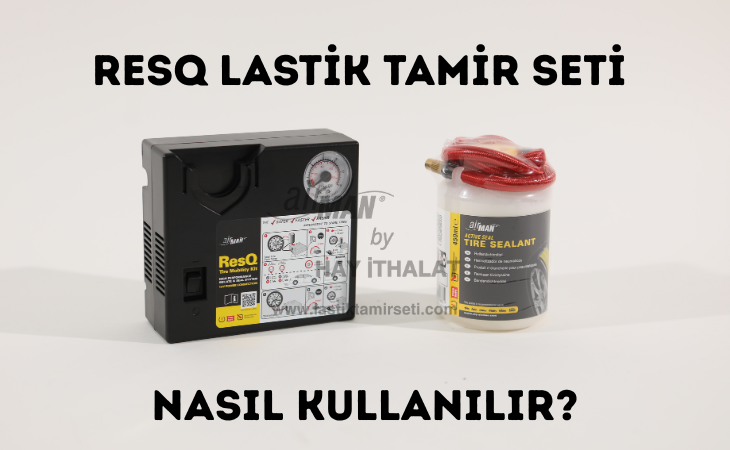 YOLDA MI KALDINIZ? RESQ LASTİK TAMİR SETİ İLE 7 ADIMDA ÇÖZÜM!